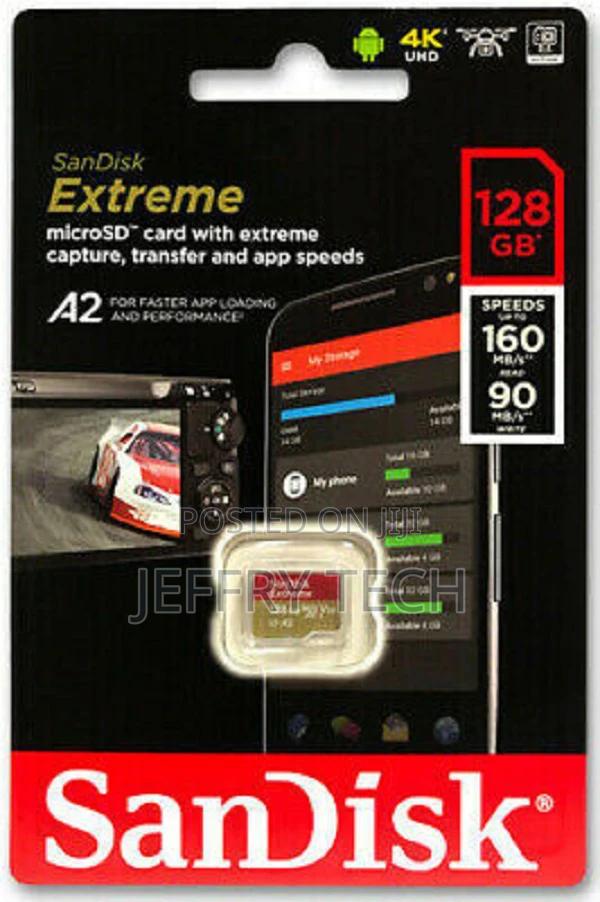 Sandisk Extreme A2 160mb/S 128GB Micro SD SD - main view