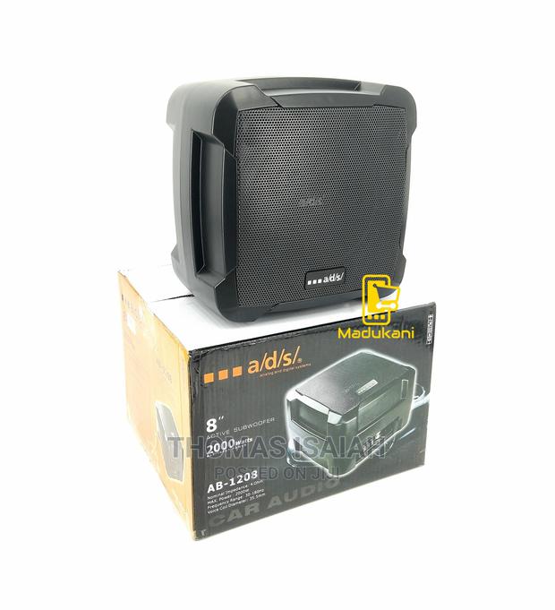Ads AB1208 8 Inch Active Subwoofer 2000W Car Subwoofer - thumbnail 2