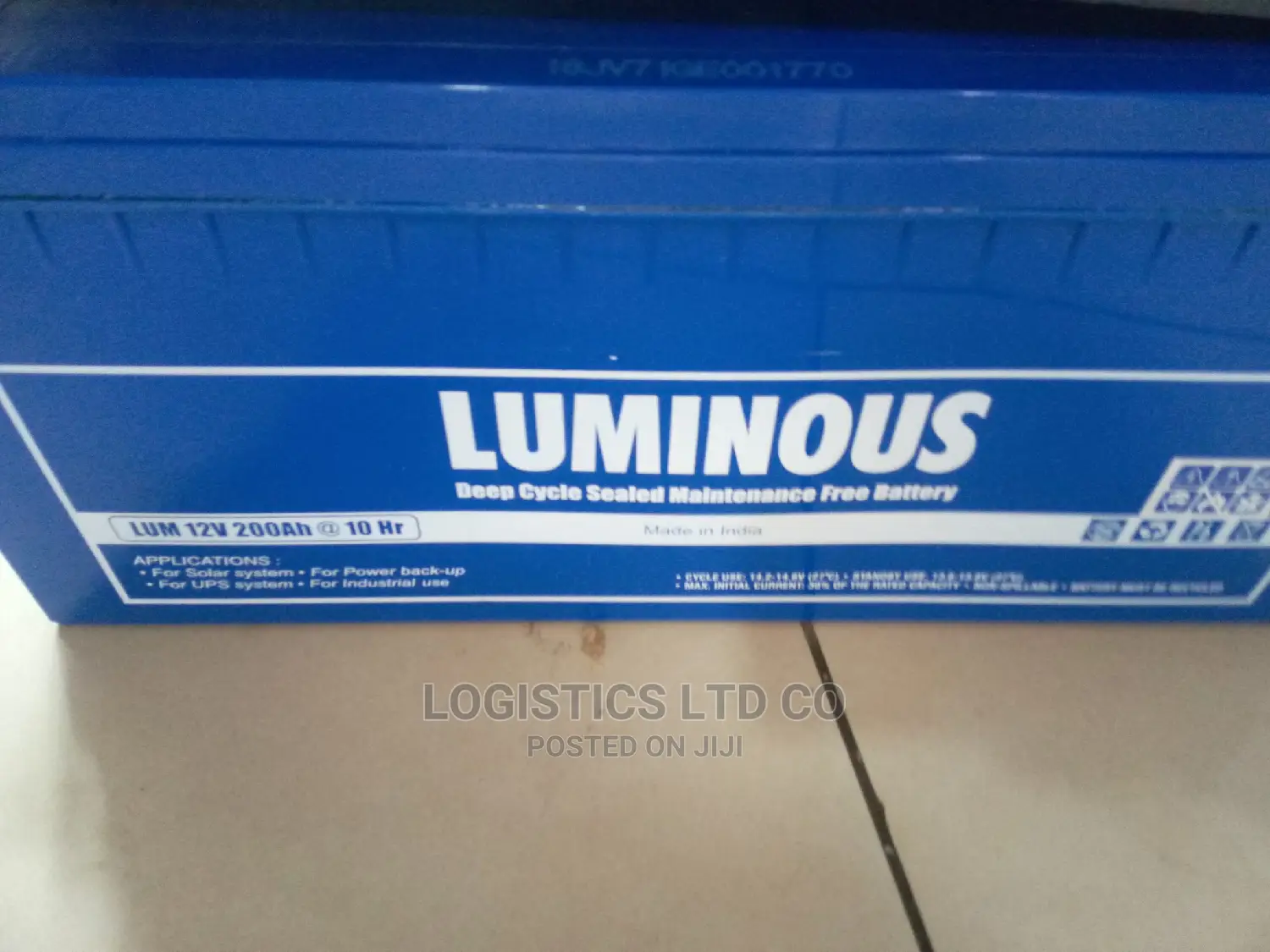 Original Luminus Battery 12v - 200ah