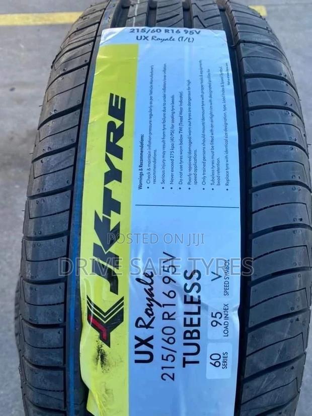 215/60 R16 Jk Tyre Made in India 95V Tubeless