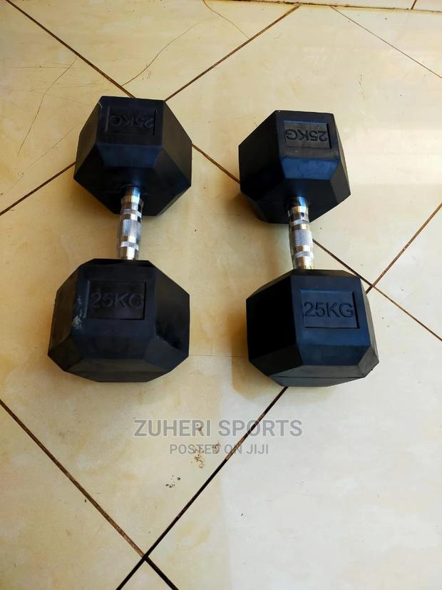 Dumbbells 25kg Hexagon - main view