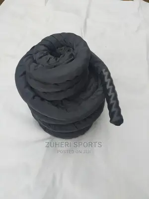 Battle Rope 15 Meters Black With Protective Layer