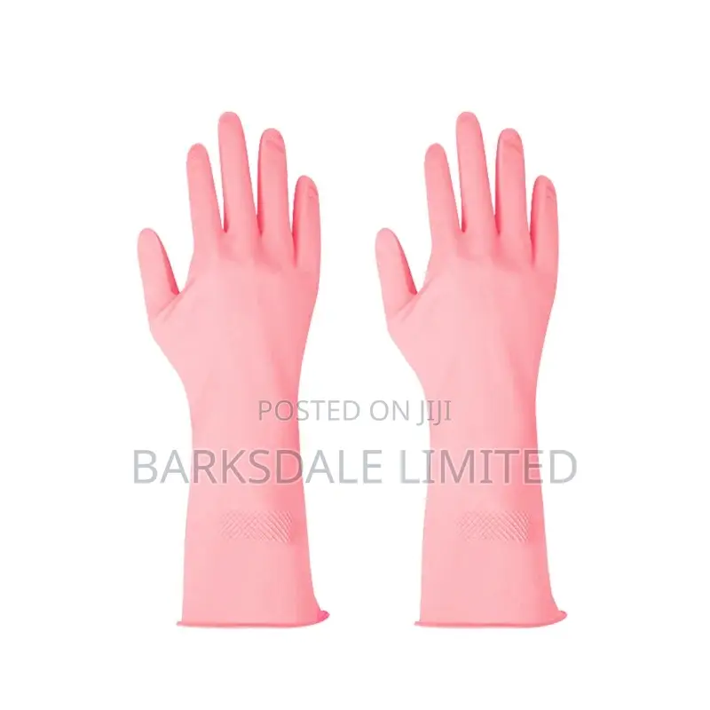 Domestic Silicone Rubber Gloves Latex Silicon Kitchen Pink