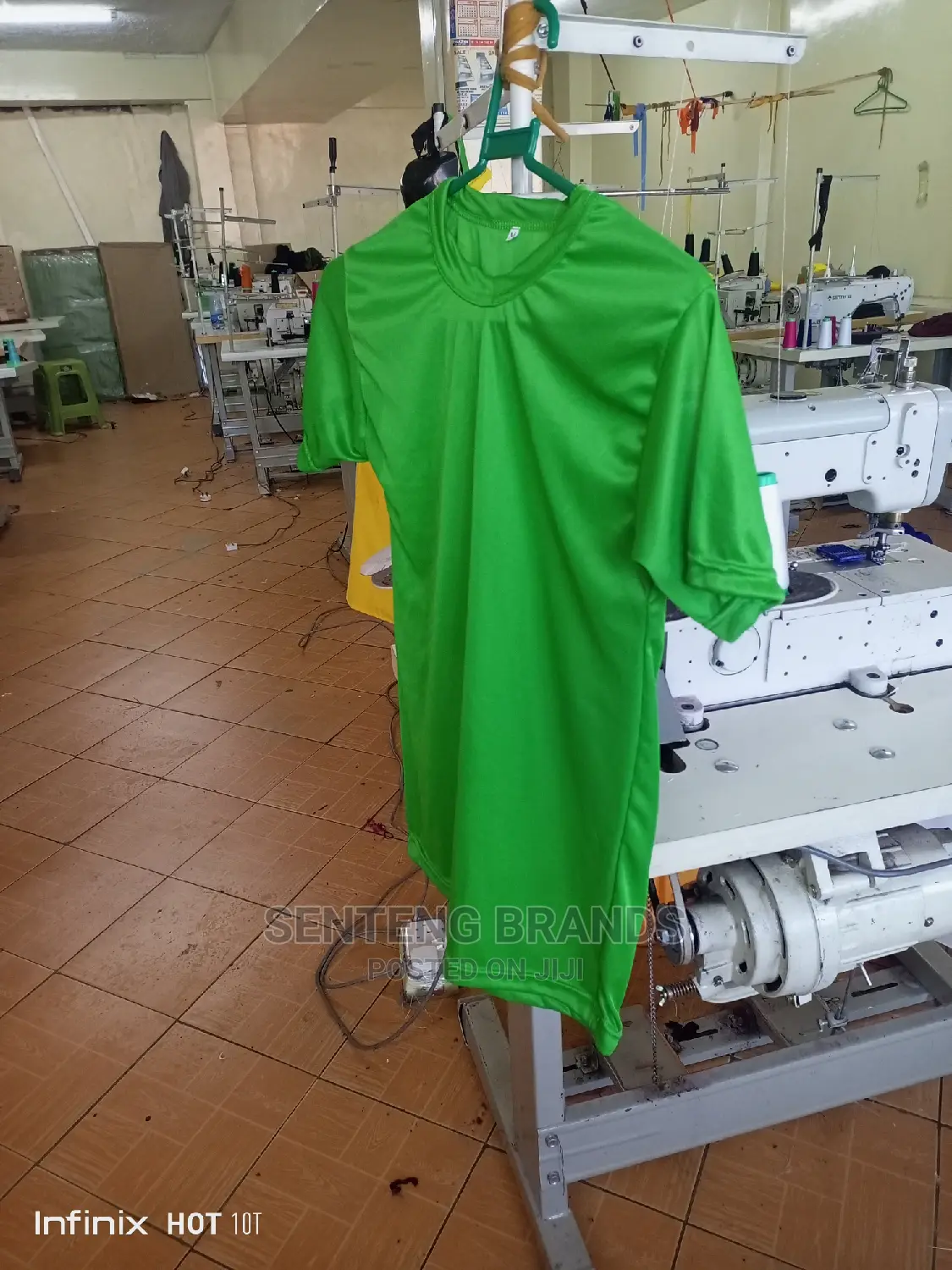 Green T-Shirts Polyester Tshirts Good Quality for Elections