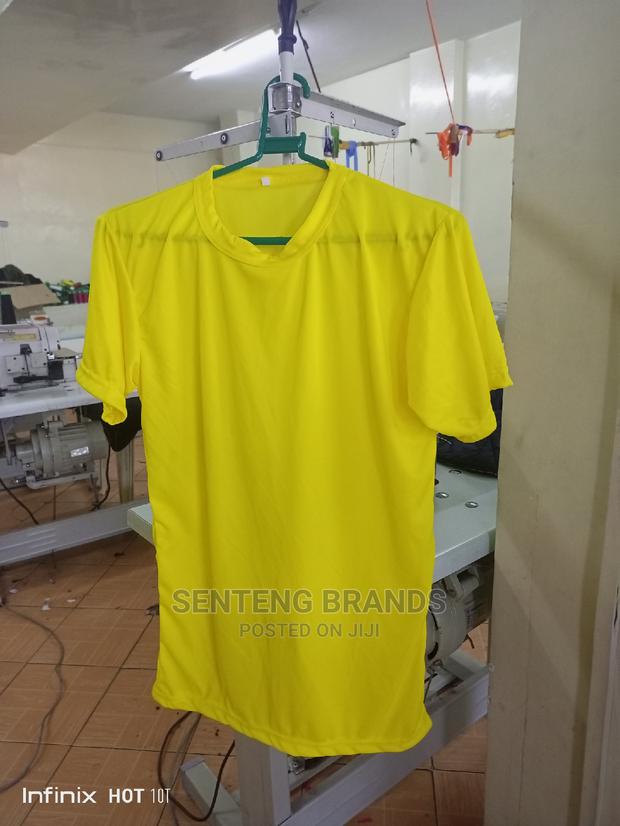 Plain Yellow Polyester Tshirts Good Quality for Elections - thumbnail 2