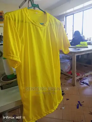 Plain Yellow Polyester Tshirts Good Quality for Elections