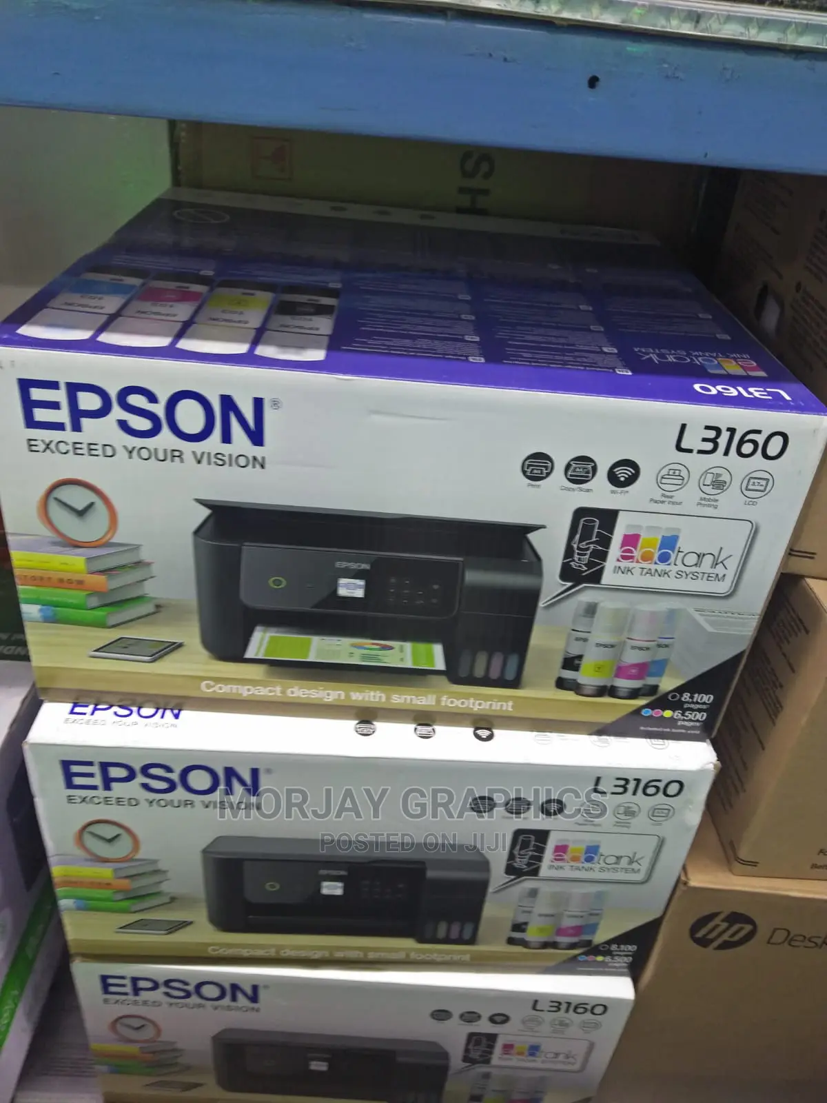 Epson Ecotank L3160 Print/Scan/Copy Wi-Fi Tank Printer