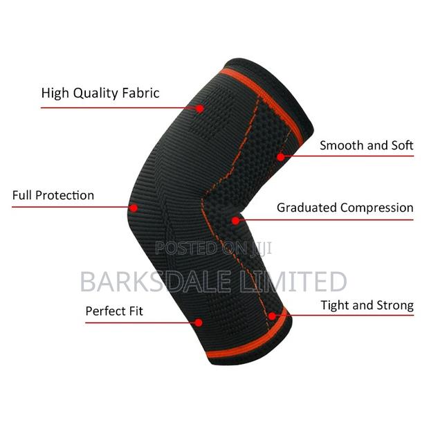 Elastic Support Elbow Brace Compression Sleeve Workout Weigh - thumbnail 6