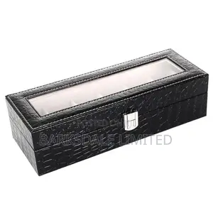 Watches Display Holding Organizer Box Case Jewelry 6 Pod