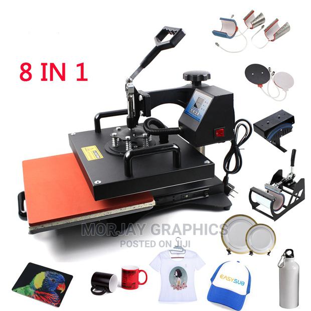 Combo Heatpress Heat Press Machine for Card /Cup/Label /Clot