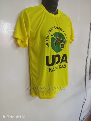 Yellow Printed Campaign Election T-Shirts Best Quality