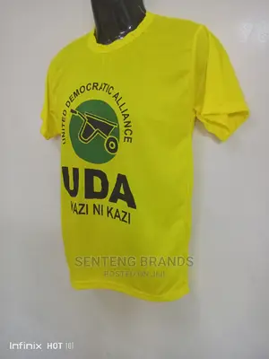Yellow Printed Campaign Election T-Shirts Best Quality