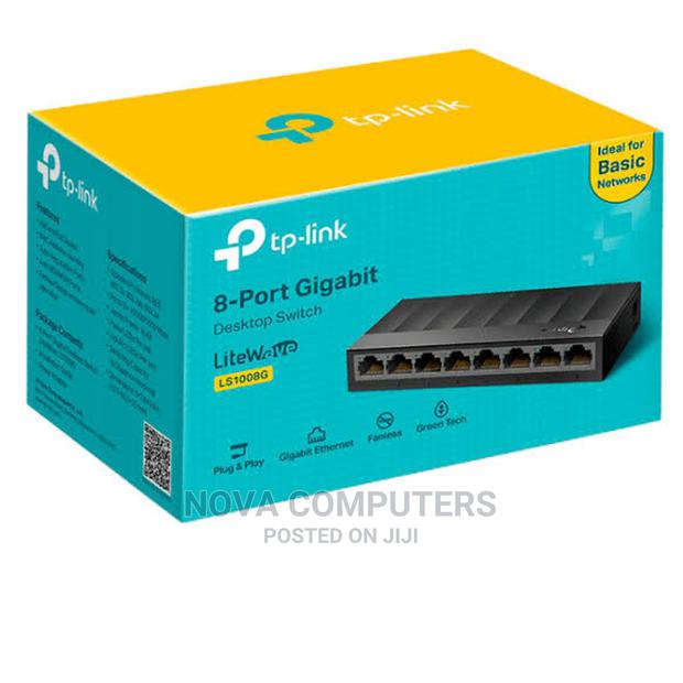 Tp-Link 8-Port 10/1000mbps Desktop Switch - TL-LS1008G