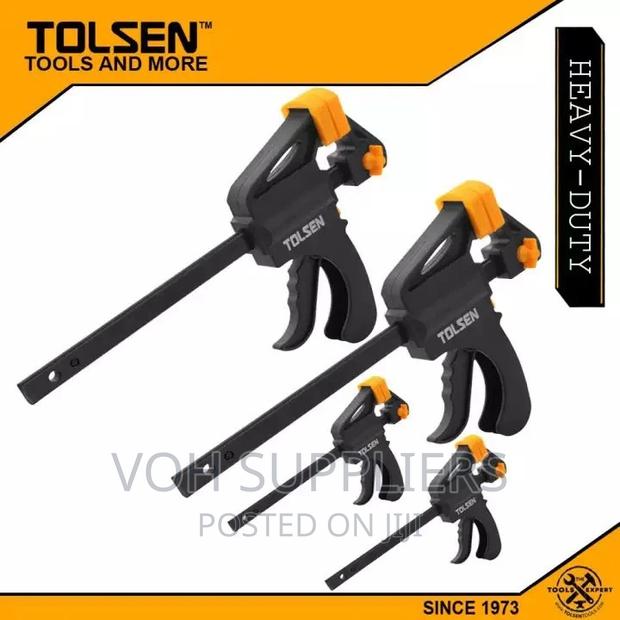 Tolsen 4pcs Quick Ratchet Bar Clamp (2pcs 4" and 2pcs 6") - main view