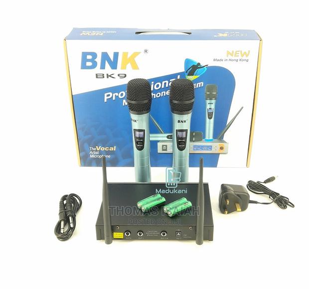 BNK BK9 UHF Dual Channel Wireless Microphone System - thumbnail 3