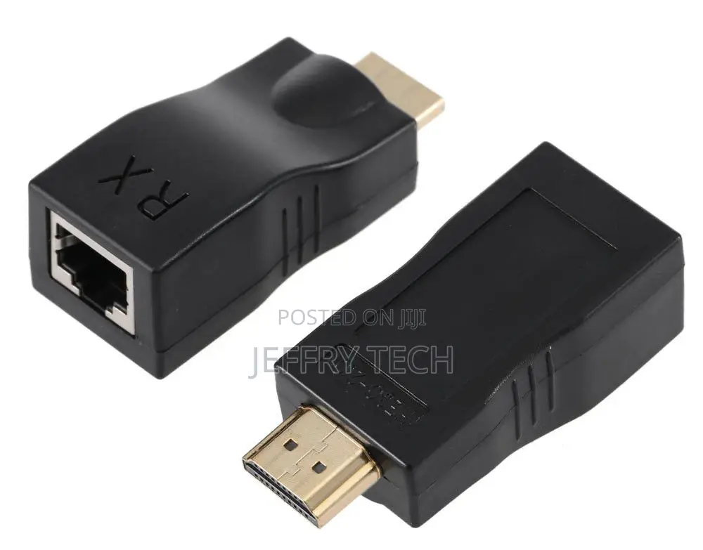 HDTV Over RJ45 Single 30m Ethernet LAN RJ45 CAT6 Extender Fo