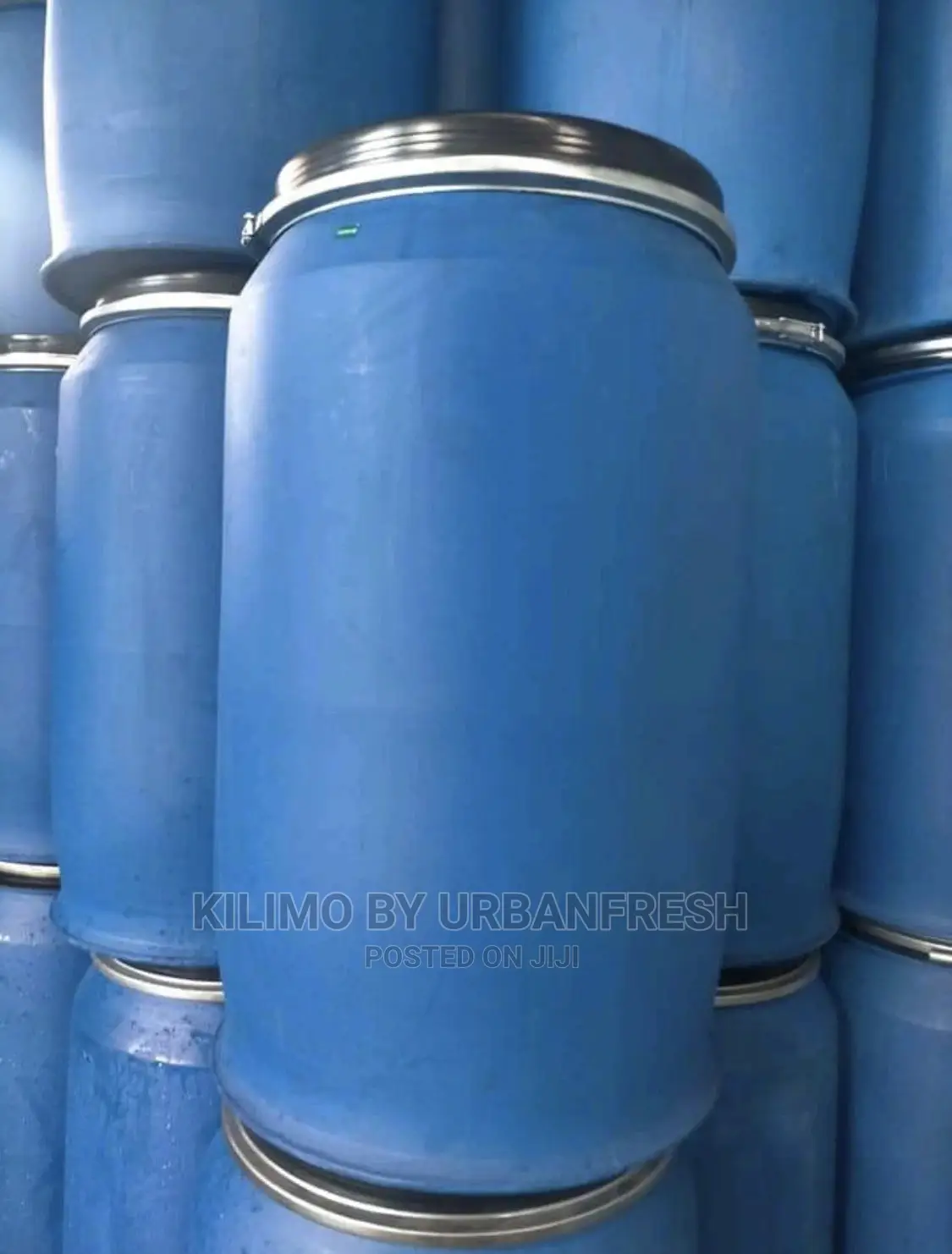170 Kg Industrial Drums for Silage Storage With Lid Airtight Seal