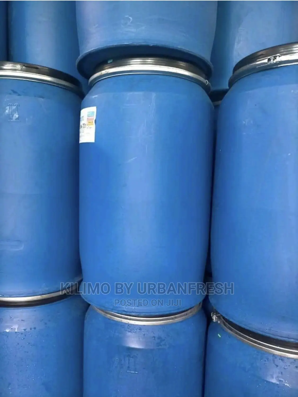 170 Kg Industrial Drums for Silage Storage With Lid Airtight Seal