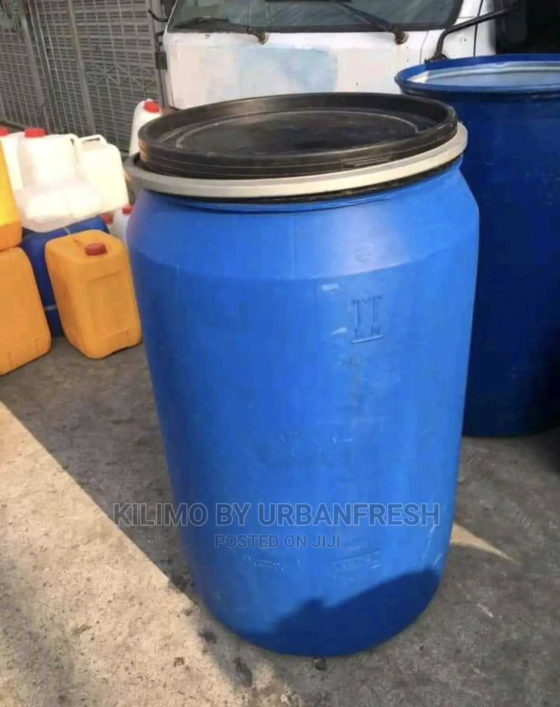 170 Kg Industrial Drums for Silage Storage With Lid Airtight Seal