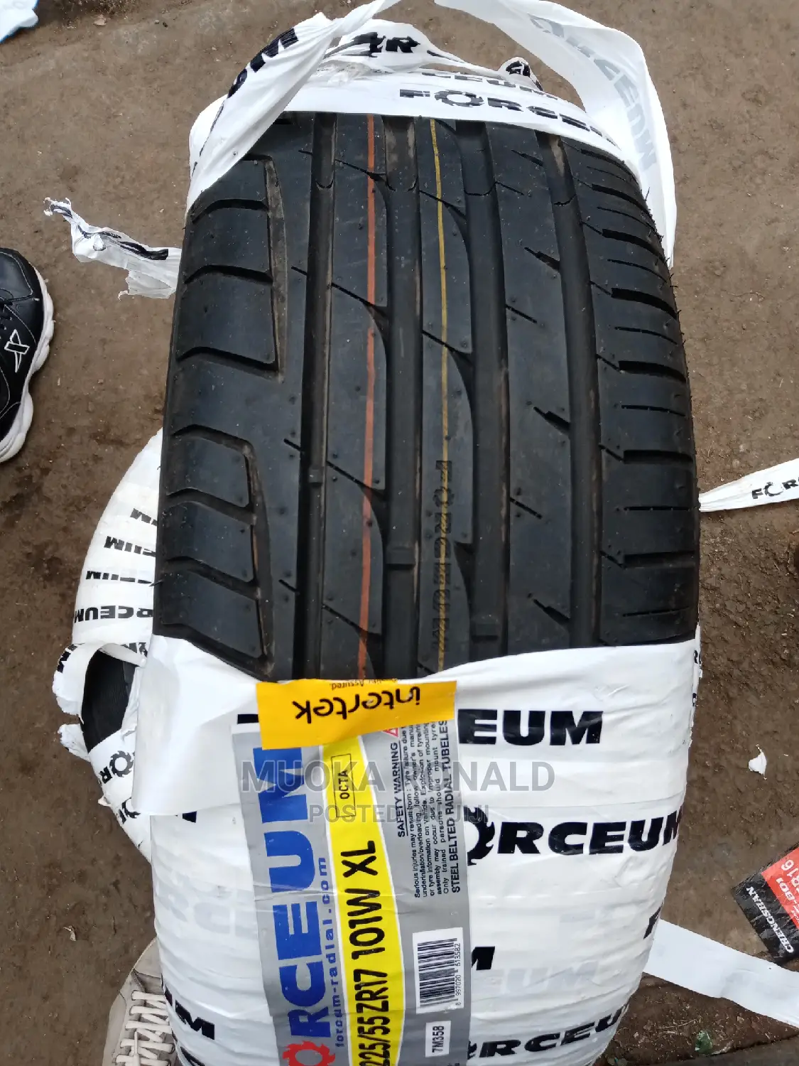 225/55r17 Forceum Tyre Made in Indonesia
