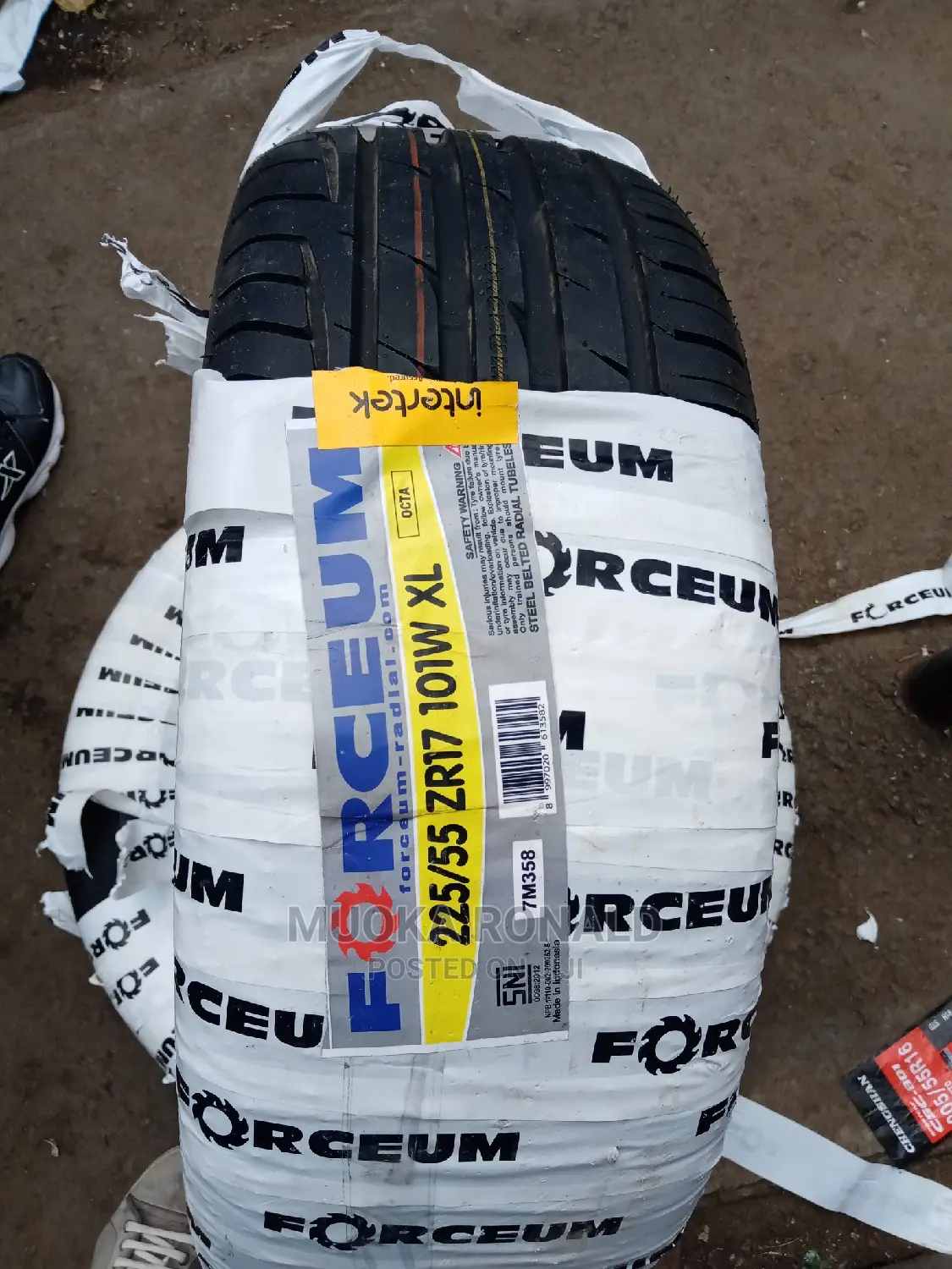 225/55r17 Forceum Tyre Made in Indonesia