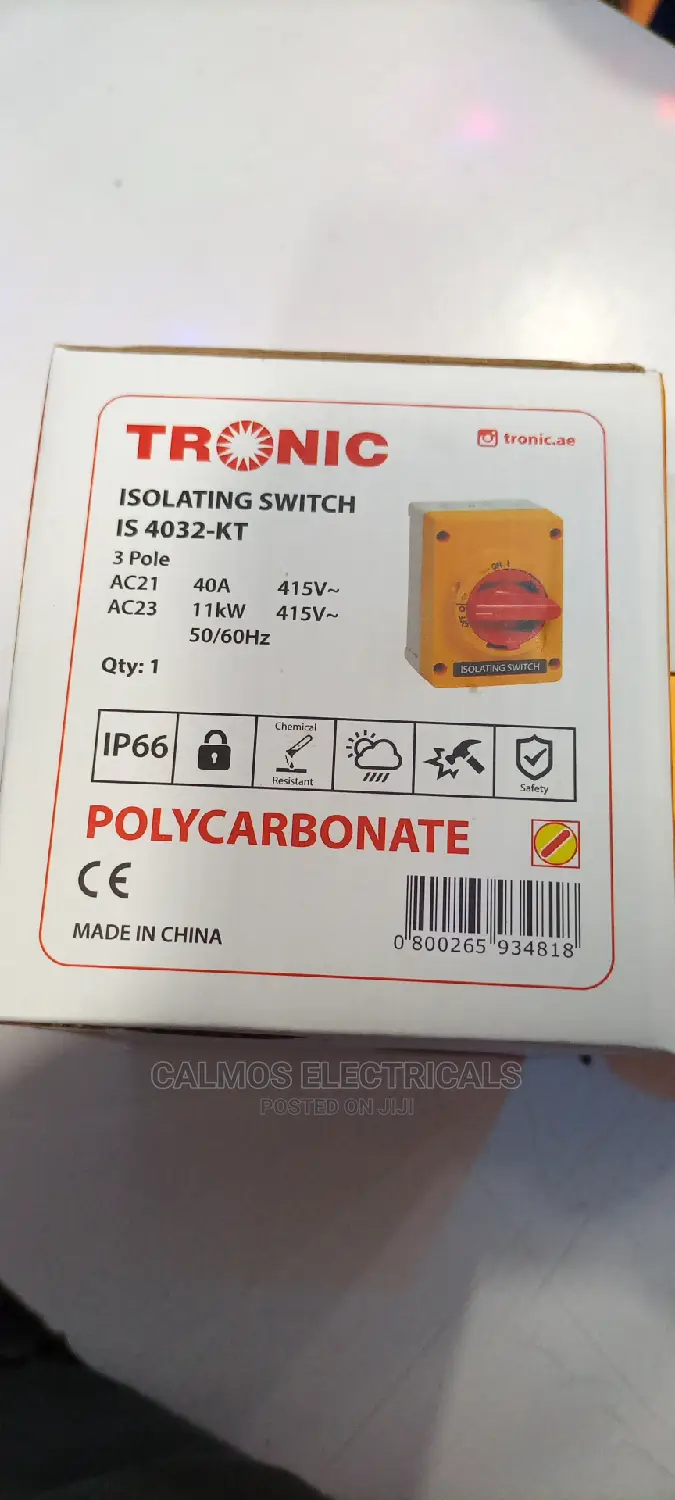 TRONIC Isolator Switch