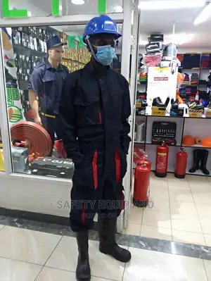 Unisex Loose Fitting Cargo Coveralls