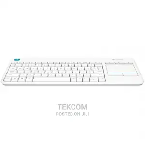 Logitech Wireless Keyboard With Touchpad Plus White