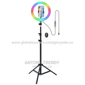 360 Auto Gimbal Ring Light Follows the Image