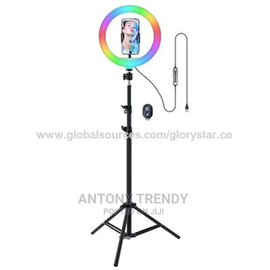 360 Auto Gimbal Ring Light Follows the Image
