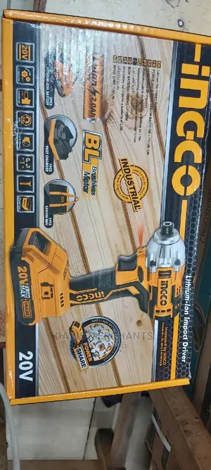 Ingco 20V Cordless Drill With Impact Hummer