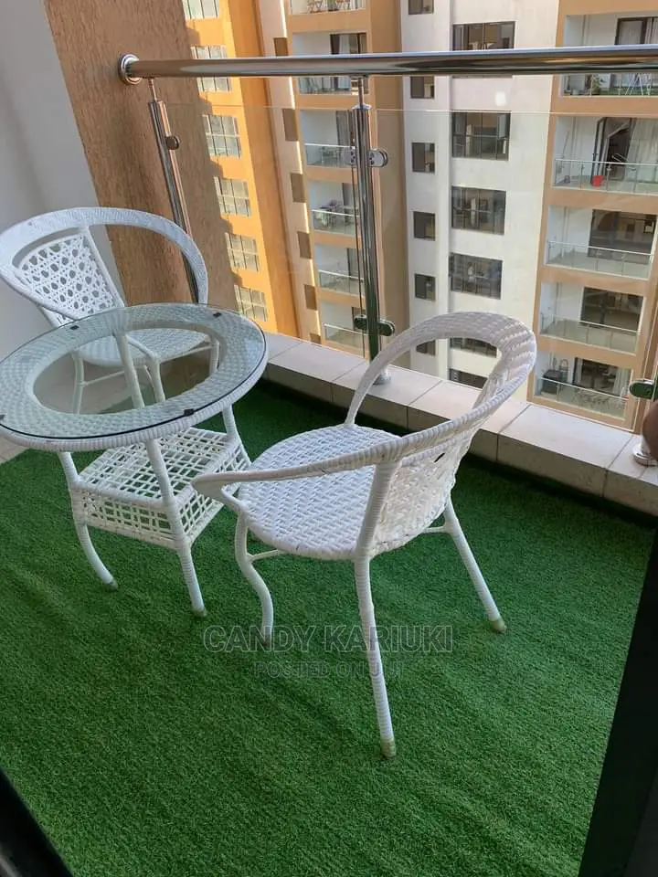 White 2 Seater Balcony Set