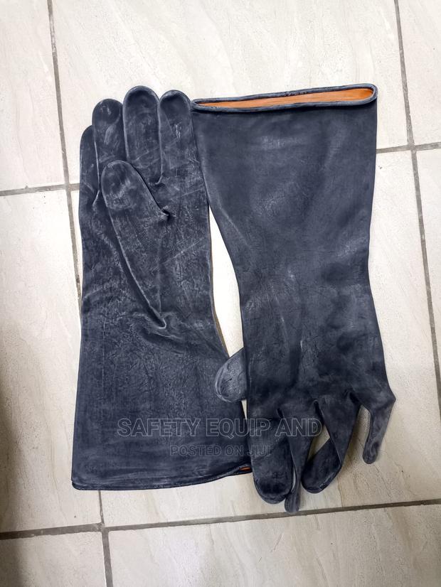 Long Rubber Gloves Made of PVC