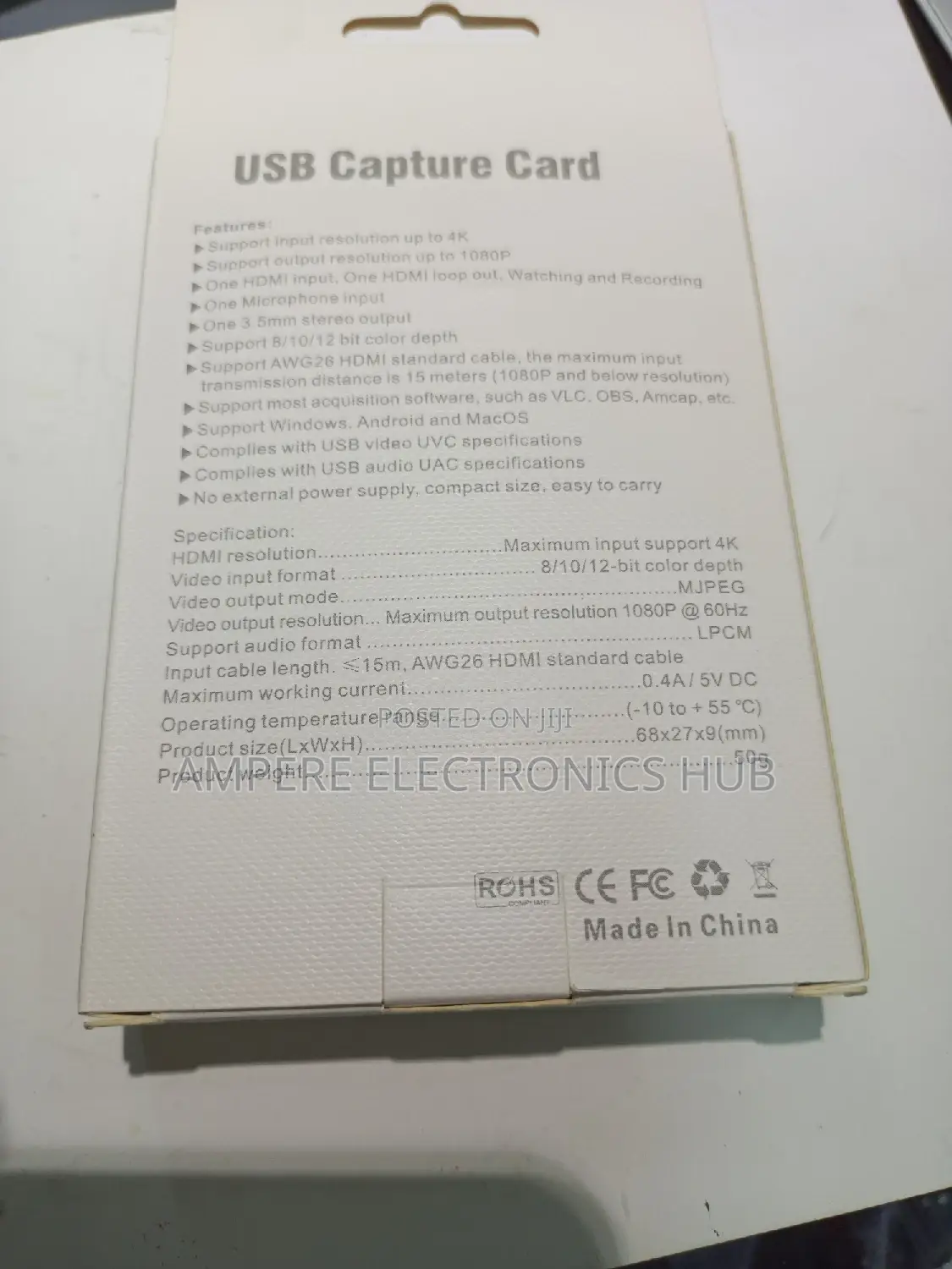 Video Capture Card With Heat Sink