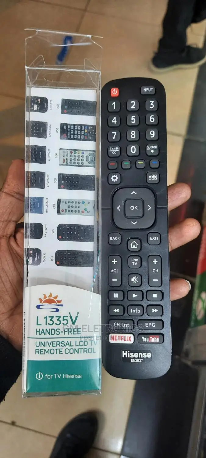 Universal Remote for Hisense Smart Tv.