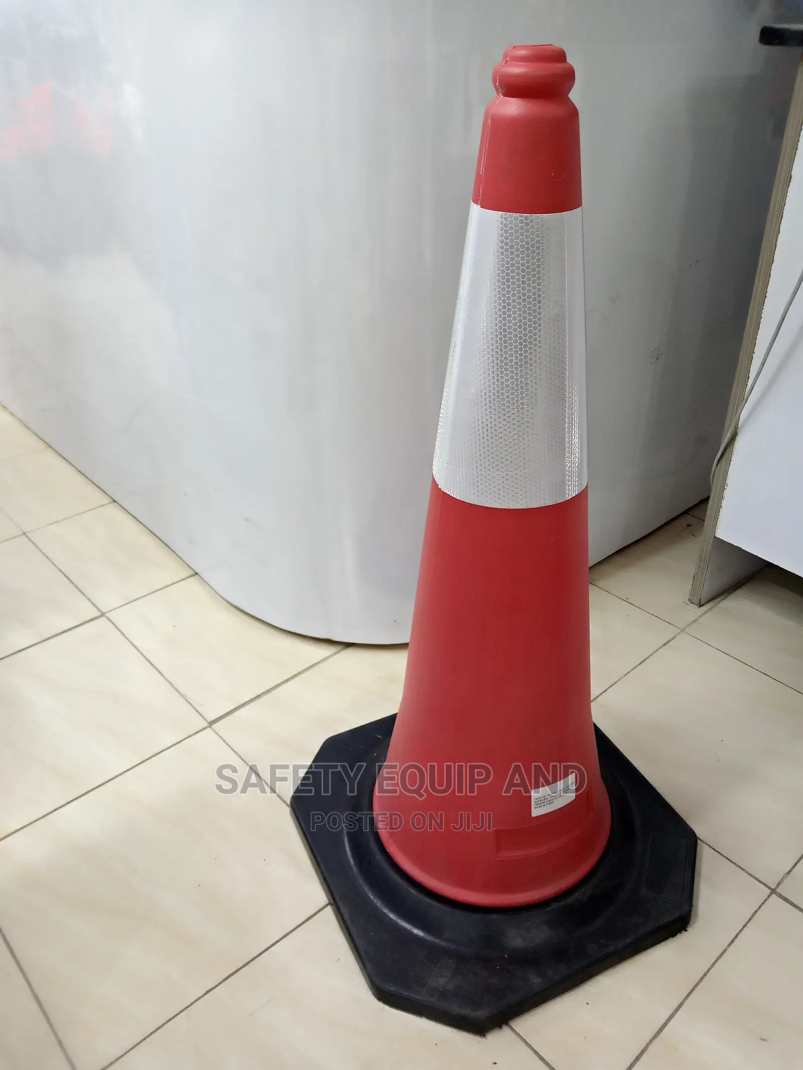 Heavy Duty Red and White Safety Cones