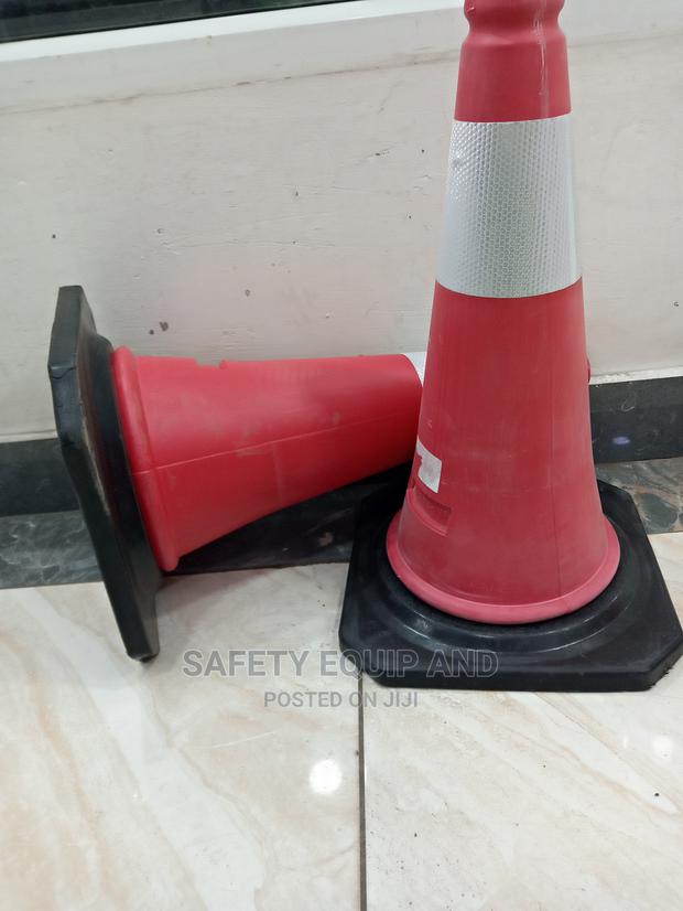Traffic Cones Indicating Road Works - main view