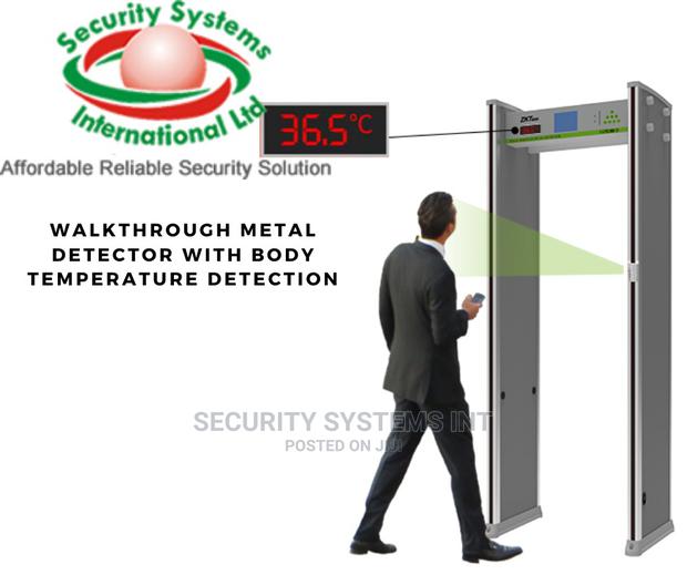 Walk-through Metal Detector With Temperature Detection - main view