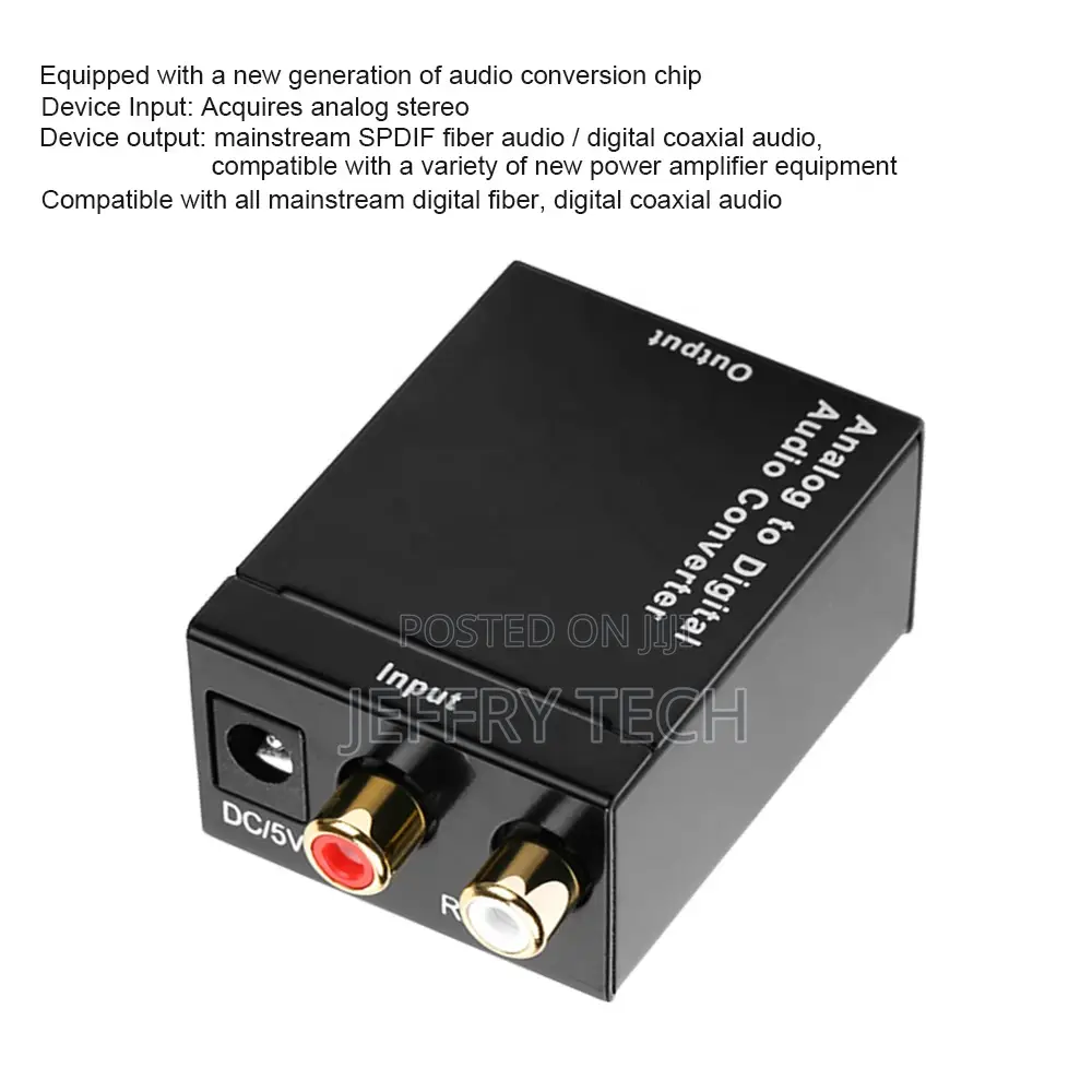 Audio Converter Analog to Digital Optical Audio Converter Ad