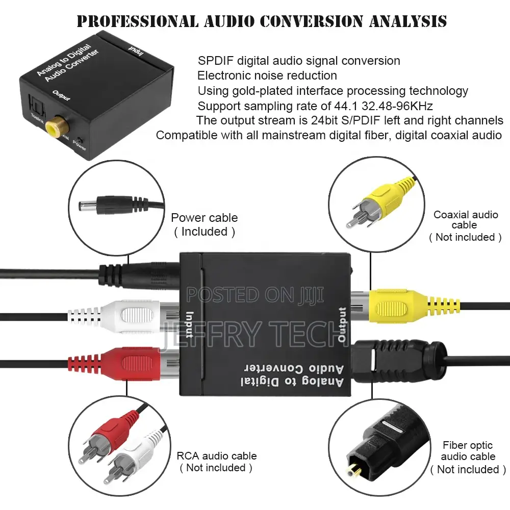 Audio Converter Analog to Digital Optical Audio Converter Ad