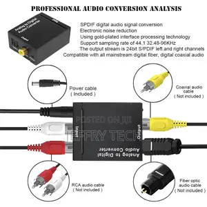 Audio Converter Analog to Digital Optical Audio Converter Ad