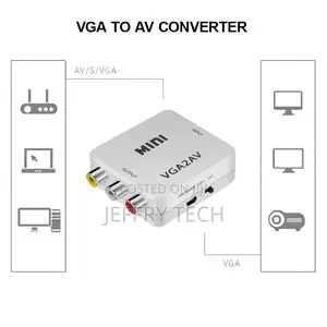 15pin VGA Female to 3pin 3 RCA AV Female 1080P Video Adapter