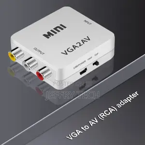 15pin VGA Female to 3pin 3 RCA AV Female 1080P Video Adapter