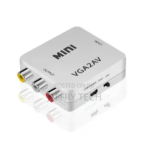 15pin VGA Female to 3pin 3 RCA AV Female 1080P Video Adapter