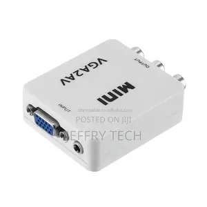 15pin VGA Female to 3pin 3 RCA AV Female 1080P Video Adapter
