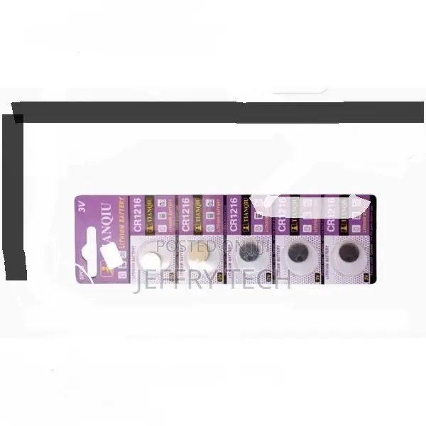 Lithium Battery 3V Coin Cell CR1216- 5pcs