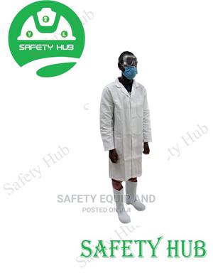 White Unisex Reusable Dust Coats - thumbnail 2