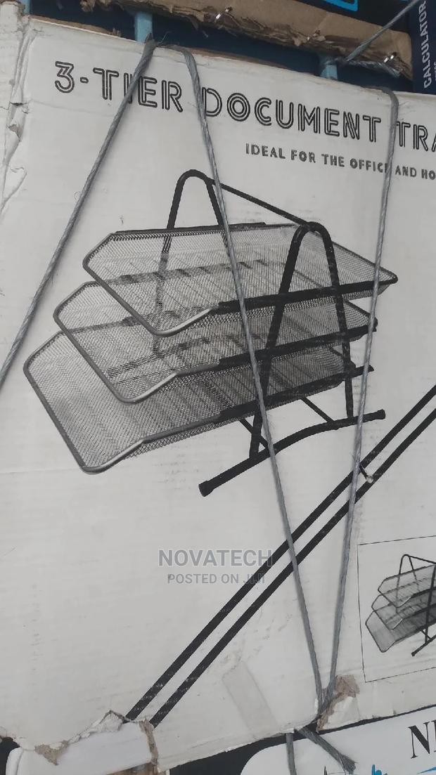 3tier Document Tray Metallic - main view