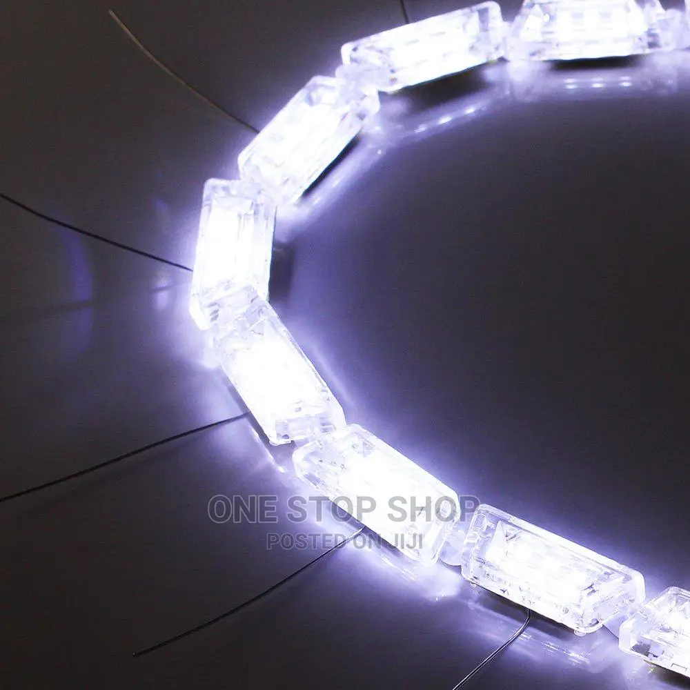 2pcs Flexible Crystal DRL LED Light Strip