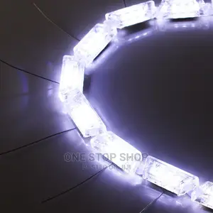 2pcs Flexible Crystal DRL LED Light Strip